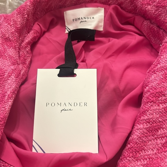 Magenta Tweed Stacie Dress - Picture 7 of 11